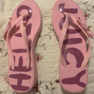 Juicy couture flip flops